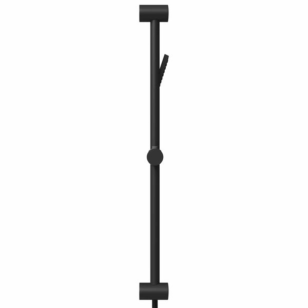 Suihkusuunnitelma Musta 70 cm Ruostumaton teräs