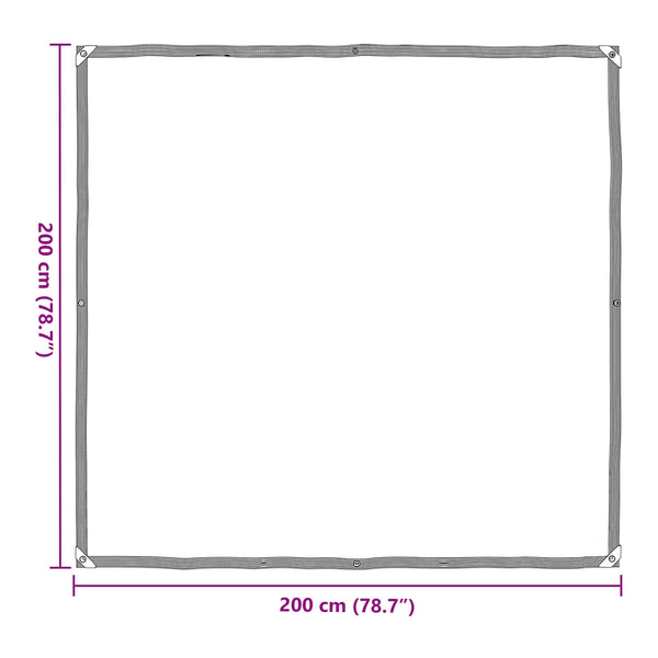 Kasvikate 2 x 2 m PE Läpikuultava