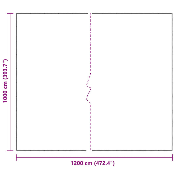 Kasvikate 10 x 12 m PE Läpikuultava