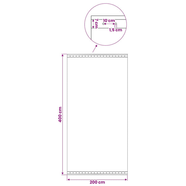 Pressu Reijillä 2 kpl Vihreä 4 x 2 m 260 gsm PE