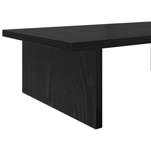 Näyttöteline Musta tammi 100 x 27 x 15 cm Tekninen puu