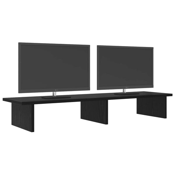 Näyttöteline Musta tammi 100 x 27 x 15 cm Tekninen puu