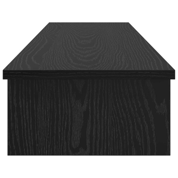 Näyttöteline Musta tammi 100 x 27 x 15 cm Tekninen puu