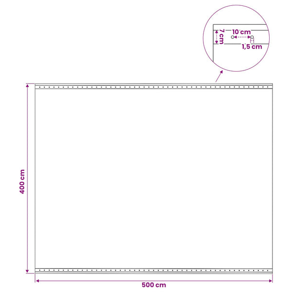Leno pressu Vihreä 4 x 5 m 260 gsm PE