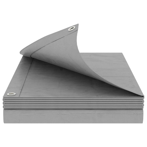 Pressu Reijillä Vaaleanharmaa 8 x 12 m 90 g / m² PE