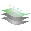 Pressu Reijillä Vaaleanharmaa 2 x 3 m 180 gsm PE