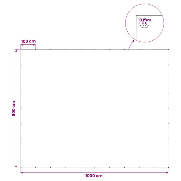 Pressu Reijillä Vaaleanharmaa 8 x 10 m 180 gsm PE