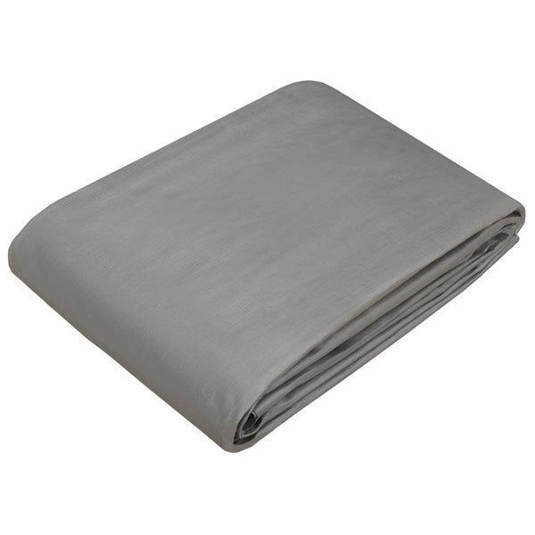 Pressu Reijillä Vaaleanharmaa 4 x 8 m 260 gsm PE