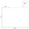 Pressu Reijillä valkoinen 3 x 4 m 180 gsm PE