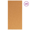 Korkkilevy 12 kpl 100 x 50 x 0,5 cm Korkki Ruskea