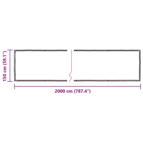 Suojakankaat 140 gsm Läpinäkyvä 1,5 x 20 m PE