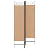 3-paneelinen huoneen jakaja Beige 120 x 180 cm Kangas