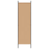 4-paneelinen huoneen jakaja Beige 200 x 180 cm Kangas