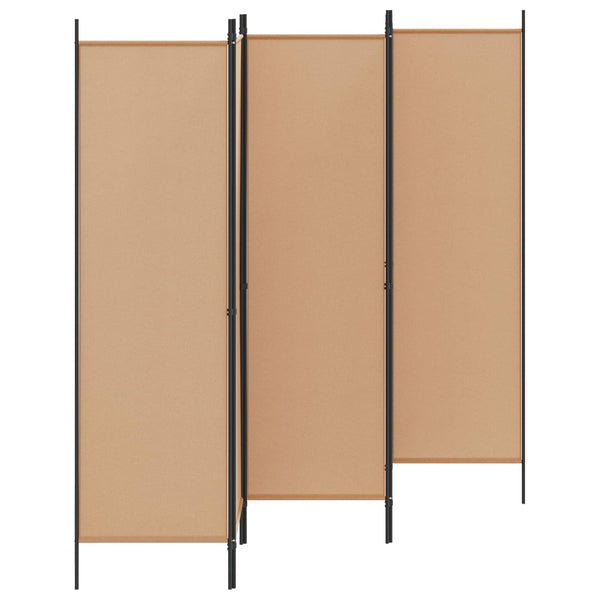 5-paneelinen huonejako Beige 250 x 180 cm Kangas