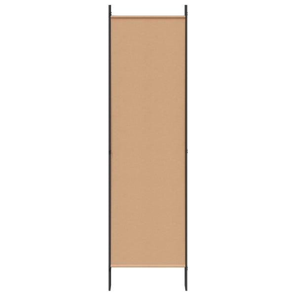 6-paneeli huonejakaja Beige 300 x 180 cm Kangas