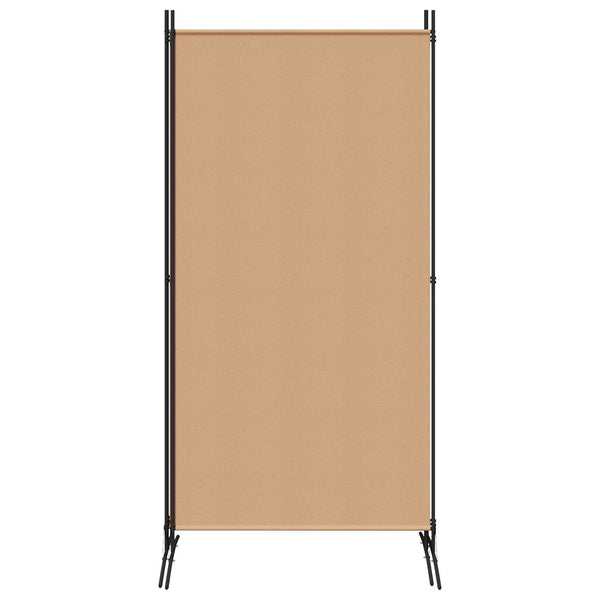 3-paneelinen huoneen jakaja Beige 260 x 180 cm Kangas