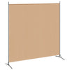Yksittäinen paneelihuonejakaja Beige 175 x 180 cm Kangas