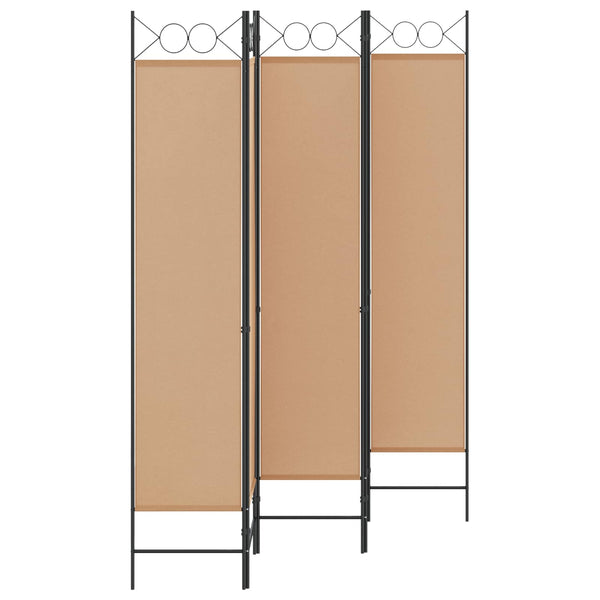 5-paneelinen huonejako Beige 200 x 200 cm Kangas