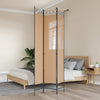 3-paneelinen huoneen jakaja Beige 120 x 220 cm Kangas