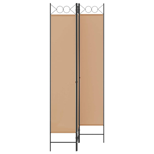 3-paneelinen huoneen jakaja Beige 120 x 220 cm Kangas
