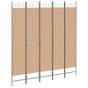 5-paneelinen huonejako Beige 200 x 220 cm Kangas