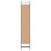 5-paneelinen huonejako Beige 200 x 220 cm Kangas