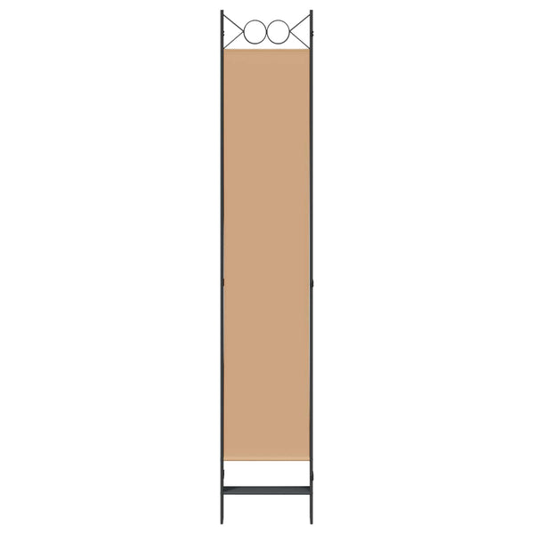 5-paneelinen huonejako Beige 200 x 220 cm Kangas