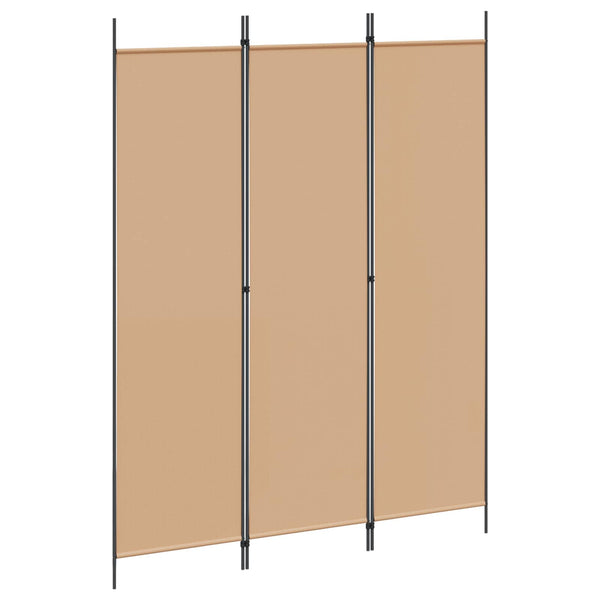 3-paneelinen huoneen jakaja Beige 5FT King Size Kangas