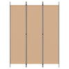 3-paneelinen huoneen jakaja Beige 5FT King Size Kangas