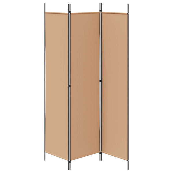 3-paneelinen huoneen jakaja Beige 5FT King Size Kangas
