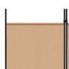 4-paneelinen huoneen jakaja Beige 200 x 220 cm Kangas