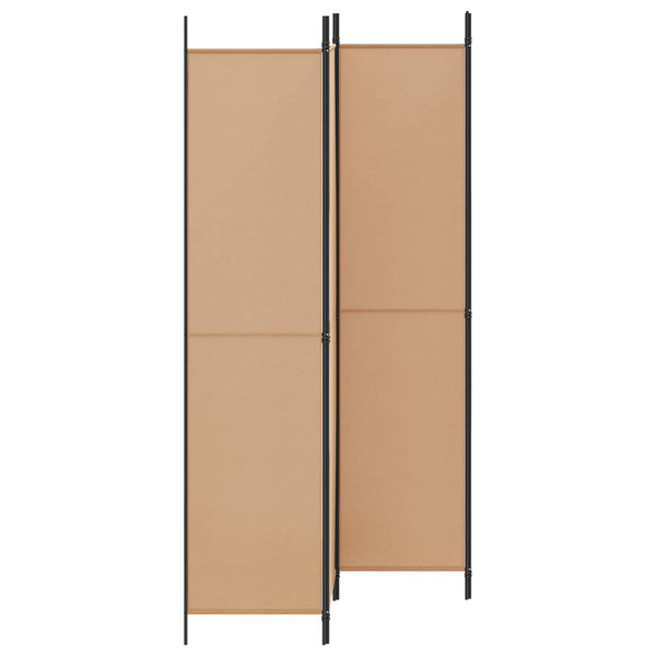4-paneelinen huoneen jakaja Beige 200 x 220 cm Kangas
