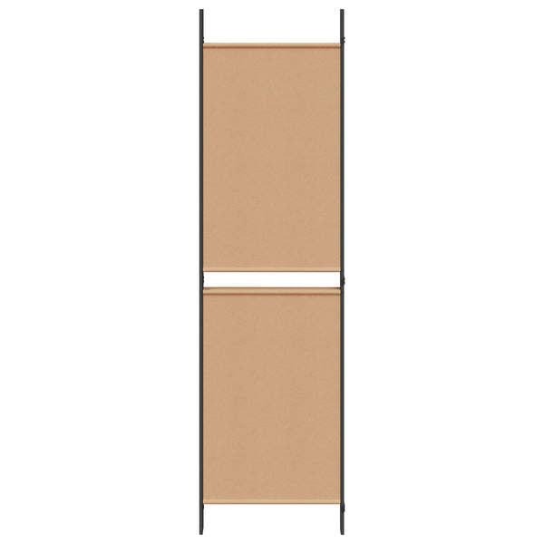 4-paneelinen huoneen jakaja Beige 200 x 180 cm Kangas