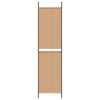 6-paneeli huonejakaja Beige 300 x 200 cm Kangas