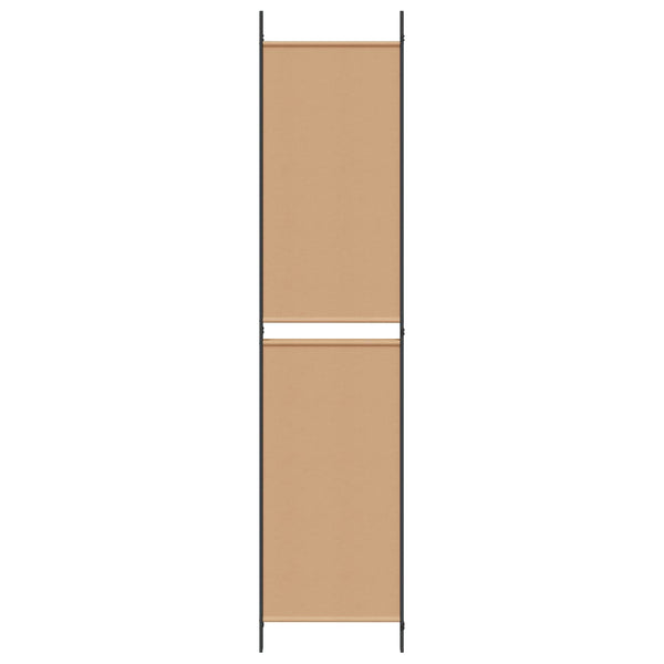 3-paneeli huonejakaja Beige 150 x 220 cm Kangas