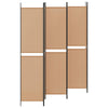 6-paneeli huonejakaja Beige 300 x 220 cm Kangas