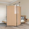 2-Panelin Huonejakaja Beige 175 x 180 cm Kangas
