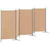 5-paneelinen huonejako Beige 433 x 180 cm Kangas