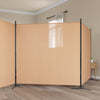 4-paneelinen huoneen jakaja Beige 525 x 180 cm Kangas