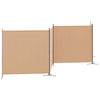 4-paneelinen huoneen jakaja Beige 698 x 180 cm Kangas