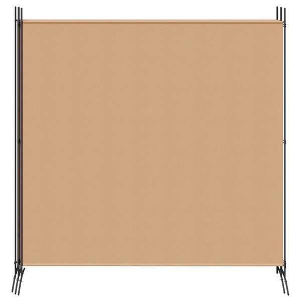 4-paneelinen huoneen jakaja Beige 698 x 180 cm Kangas