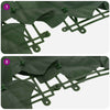 Parvekkeensuoja lehdillä Tummanvihreä 200 x 150 cm