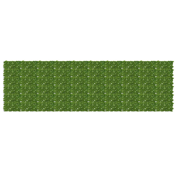 Parvekkeensuoja lehdillä Vihreä ja keltainen 500 x 150 cm