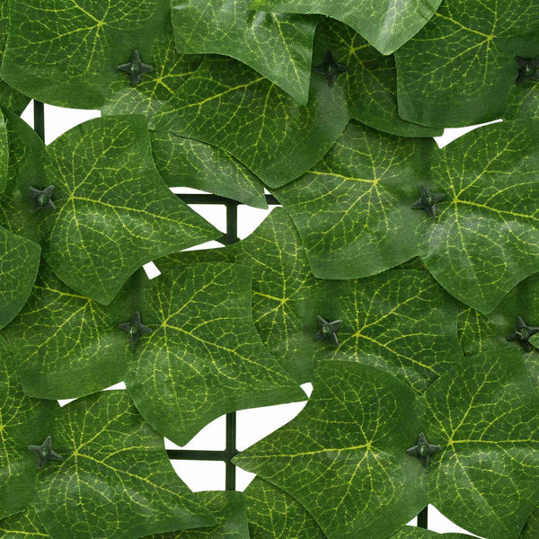 Parvekkeensuoja lehdillä Vihreä 200 x 75 cm