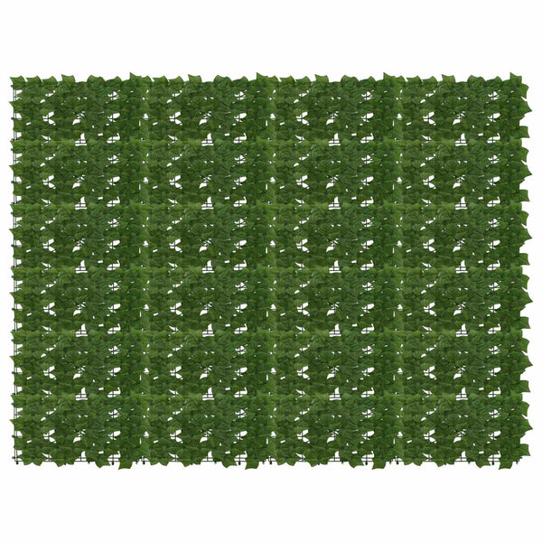 Parvekkeensuoja lehdillä Vihreä 200 x 150 cm