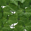 Parvekkeensuoja lehdillä Vihreä 400 x 150 cm