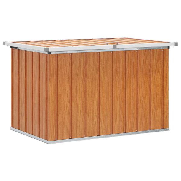 Ulkosäilytyslaatikko Puu 109 x 67 x 65 cm Galvanoitu teräs