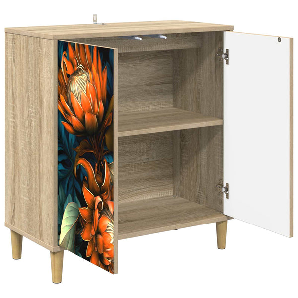 Sivupöytä LOCHEM Sonoma 69 x 33 x 75 cm Tekninen puu