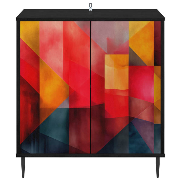 Sivupöytä HEESCH Musta tammi 69 x 33 x 76 cm Tekninen puu
