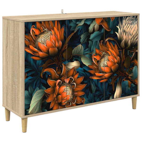 Sivupöytä LOCHEM Sonoma 102 x 33 x 75 cm Tekninen puu